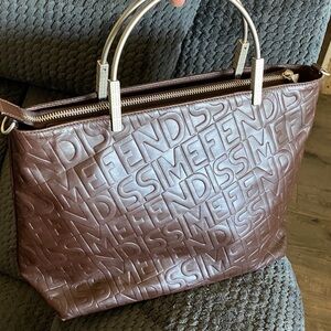 Fendi Fendissime “ Collectable Rare” Embossed Bag/Crossbody (missing the strap)